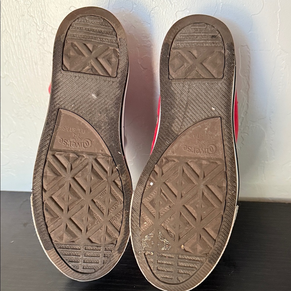 Chuck Taylor All Star EVA Lift Canvas Platform | Red | Size Youth 4 - Picture 7 of 10